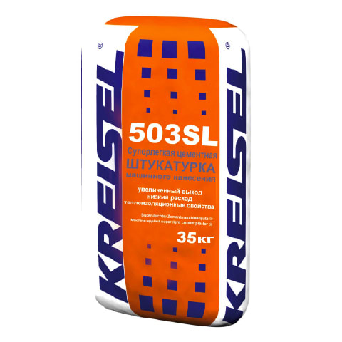Штукатурка цементная KREISEL 503SL МН суперлегкая с перлитом, 35кг